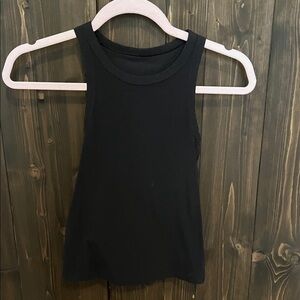 Classic Black Sleeveless Top lululemon racerbcak